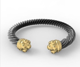 ring is dimensionslos 3d drucken modell schmuck silber gold druckbar mode platin wikinger verschachtelt boho klassisch luxus ringe sterling skandinavisch nordisch 3d print model - Mito3D