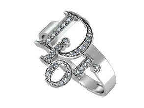 anillo dior 3djewelry hermoso brillante canalla diamante elegante compromiso moda joya oro platino joyería joyeria cera precioso versión impresa boda fundición anillos 3d print model - Mito3D