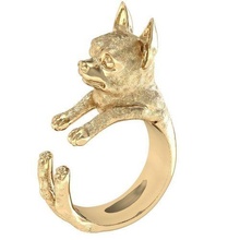 anillo perrito alto joyería joya diamante imprimible anillos canalla Boda gemas brillante exclusivo Moda oro rhiho cnc 3d print model - Mito3D