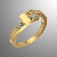ring dp 24 jewelry engagement precious silver gem jewel printable diamond free gold shining luxury brilliant fashion engagem rings 3d print model - Mito3D