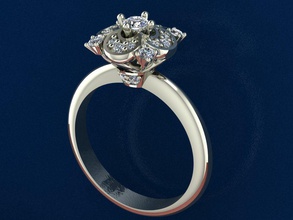ring Ohrringe Schmuck gold design Hochzeit sterling Silber Juwel weiß Diamant-ring Halskette Platin gem genial Ringe 3d print model - Mito3D