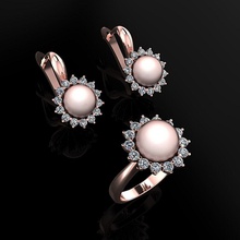 squillare orecchini 04 gioielleria lusso elegante gemma oro argento nozze diamante orecchino braccialetto collane pendente rinoceronte accessorio bellezza moda design cad gioiello anelli 3d print model - Mito3D