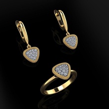 squillare orecchini 100 gioielleria lusso elegante gemma oro argento nozze diamante orecchino braccialetto collane pendente rinoceronte accessorio bellezza moda design cad gioiello anelli 3d print model - Mito3D