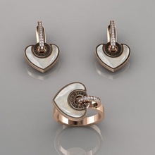 ring earrings 137 jewelry luxury elegant gem gold silver wedding diamond earring bracelet necklaces pendant rhinoceros accessory beauty fashion design cad bvlgari rings 3d print model - Mito3D