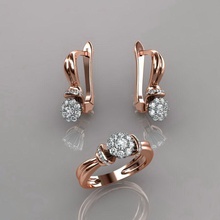 yüzük küpe 72 takı lüks zarif mücevher altın gümüş düğün elmas bilezik kolyeler kolye gergedan aksesuar güzellik moda tasarım cad yüzükler 3d print model - Mito3D