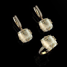 ring earrings 73 jewelry luxury elegant gem gold silver wedding diamond earring bracelet necklaces pendant rhinoceros accessory beauty fashion design cad jewel rings 3d print model - Mito3D