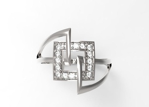 anello easy magic stl gioielli anelli gioiello preziosi di fidanzamento matrimonio disco platino oro argento accessori gemma diamante gemme pietre preziose brillante i diamanti 3d print model - Mito3D