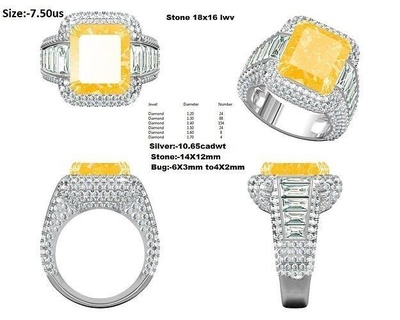 bague emd bijoux argent imprimable bijou diamant gemme platine Collier vêtements mode prototypage or engagem sterling mariage pendentif anneaux 3d print model - Mito3D