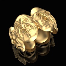 ring of emotion juwel silber druckbar cnc maschinen gold sterling schmuck drucken mode schönheit vintag cad gefühle herz ringe 3d print model - Mito3D