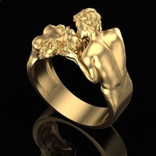 anel despedida beijo joalheria ouro prata imprimível amar cnc maquinas moda projeto argolas esterlina jóias jóia beleza impressão 3d print model - Mito3D