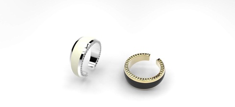 anillo de la moda joyería imprimible el platino gem diamante creación prototipos brillante zafiro ruby diamant oro plata y belleza compromiso boda piedras preciosas los anillos 3d print model - Mito3D