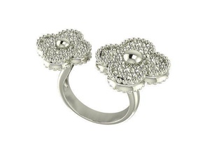 ring fashion gold printable diamond platinum gem luxury modern jewelry silver jewellery wedding engagement brilliant brillant rings yurman woven beauty 3d print model - Mito3D