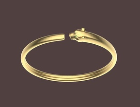ring female gold silver diamond jewelry rings earrings bracelet panther panthera panter pantera bracelets 3d print model - Mito3D