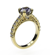squillare francese stile classico Fidanzamento moda bellezza leggero nozze gioielleria anelli 3d print model - Mito3D