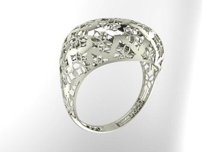 ring fusion platinum luxury jewelry ruby diamond printable gold gem engagem brilliant engagement silver brillant rings fashion beauty 3d print model - Mito3D