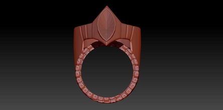 anillo geki Santo seiya caballeros zodiaco Arte esculturas 3d print model - Mito3D