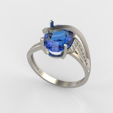 ring gem diamonds jewelry brilliant design diamond engagement gold jewel jewellery silver stone wedding rings 3d print model - Mito3D