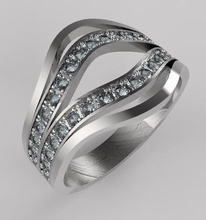 ring Edelsteine Schmuck gold gem Silber bedruckbar ist Diamant-ring genial sterling Mode Luxus drucken 3dprinting engagement cad Kissen usa Ringe 3d print model - Mito3D