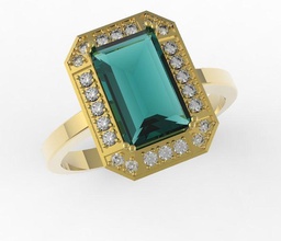 ring gems jewelry gem silver gold love rhodium luxury fashion platinum wedding engagement elegant rings 3d print model - Mito3D
