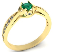 anillo gemas joyería regalo hermoso imprimible diamantes mujer joya anillos 3dm 3ds stl oro poligonal compromiso diamante matrimonio lujo hembra 3d print model - Mito3D