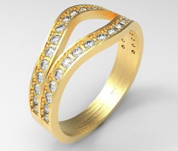 ring 3d yazıcı modeli taşlar takı gem altın Gümüş yazdırılabilir elmas yüzük düğün sterling moda mücevher baskı whit lüks güzellik 3d print model - Mito3D