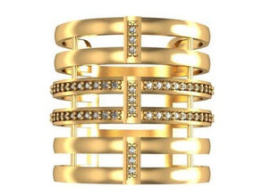 anello di geometria set gioielli 3djewelry bella brillante cad diamante elegante fidanzamento moda gemma oro jewelryprint jewelrywax preziosi printversion matrimonio il casting anelli 3d print model - Mito3D