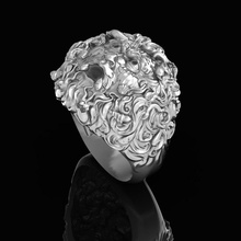 ring god sea jewelry gold silver jewel jewellery fashion poseidon ocean rings 3d print model - Mito3D