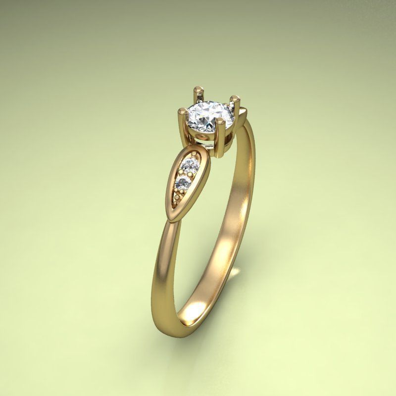 ring gold stl 3dm print silver cnc prototyping printable jewellery gem 3d jewelry design obj rings 3D print model - Mito3D
