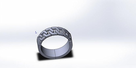Ring Gold Unternehmen Mode Schmuck Ringe 3d print model - Mito3D