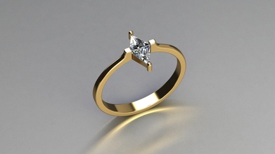 Ring Gold Schmuck Luxus Silber Anhänger Ohrringe Juwel Diamant Ringe 3d print model - Mito3D