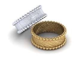 squillare oro gioielleria argento diamante gioiello stampabile orecchini pendente matrice rinoceronte matrixgold anelli moda rosa 3d print model - Mito3D