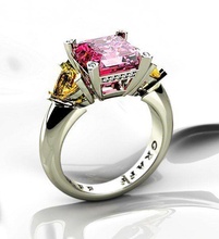 squillare graff gioielleria platino stampabile brillante oro diamante lusso anelli 3d print model - Mito3D