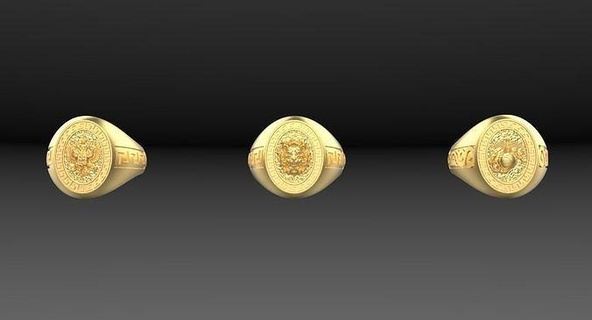 yüzük Yunan süs Versace kolye takı altın elmas mücevher gümüş sterlin parlak yüzükler 3d print model - Mito3D