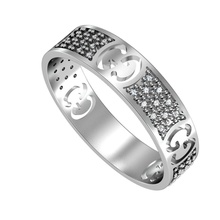anello gucci gioielli anelli il casting 3djewelry bella brillante cad diamante elegante moda gemma oro disco di platino jewelryprint jewelrywax preziosi printversion matrimonio 3d print model - Mito3D