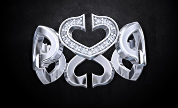 anello cuore diamanti 190 gioielli 3dprinted il design moda oro d'oro gioiello di stampa printabl stampabile la prototipazione anelli argento i 3d print model - Mito3D