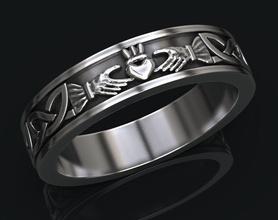ring heart symbol love 14 jewelry gold jewel engagement diamond jewellery platinum clothing gemstone brillant gems treasure wedding brillante brilliant rings 3d print model - Mito3D