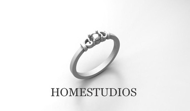 anel coração gem j 1026 jóias printable de prata platina brilhantes diamante ruby safira moda beleza ouro amor diamant anéis 3d print model - Mito3D