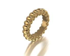 anello helixian gioielli argento oro gemma gioiello stampabile di fidanzamento moda matrimonio diamanti d'oro anelli 3d print model - Mito3D