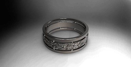 Ring Eis Hochzeit Schmuck Gold Ringe Engagement Silber druckbar Mode Juwel engagem brillant Platin Weiß Sterling 3d print model - Mito3D