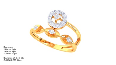 anillo de si-26 el diamante gem joya la joyería los anillos oro plata compromiso boda moda blanco brillante engagem diamant soliraire aretes 3d print model - Mito3D