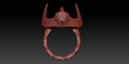 anel ikki santo seiya chevaliers zodiaque caballeros Zodíaco arte esculturas 3d print model - Mito3D