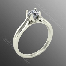 yüzük iz40 takı altın mücevher gümüş parlak elmas düğün moda parmak sterlin safir çap yüzükler yakut platin nişan 3d print model - Mito3D