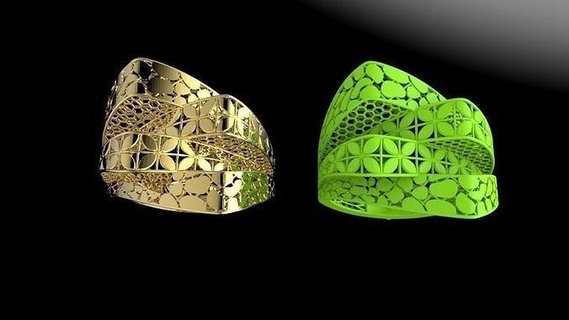 ring schmuck licht gewicht ringe gold druckbar diamant juwel mode silber engagem weiß brillant halskette engagement 3d print model - Mito3D
