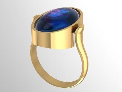 Ring Schmuck Silber Diamant Hochzeit Ringe 3d print model - Mito3D