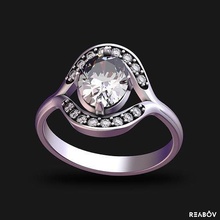 anillo joyería joya gemas diamantes Boda engagement ring lujo Moda oro plata imprimible brillante diamante belleza zafiro compromiso anillos 3d print model - Mito3D