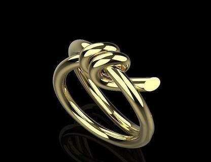 bague nœud meilleur nouage bracelet nœuds noeud 39 anneau bijoux anneaux or choc imprimable argent mode celtique meubles 3d print model - Mito3D