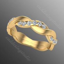 anel kt108 joalheria gema luxo ouro diamante esterlina elegante prata brilhante moda beleza safira noivado jóias rubi diamantado platina clássico argolas 3d print model - Mito3D