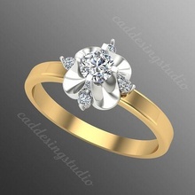 ring kt36 jewelry gold gem silver jewel brilliant diamond wedding brillant fashion finger sterling sapphire diamant rings ruby platinum medal beauty 3d print model - Mito3D