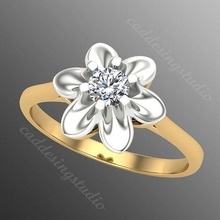Ring kt37 Schmuck Gold Juwel Silber brillant Diamant Hochzeit Mode Finger Sterling Saphir Ringe Rubin Platin Medaille 3d print model - Mito3D