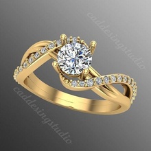 bague kt49 bijoux gemme luxe or diamant sterling élégant argent brillant mode beauté saphir engagement rubis anneaux 3d print model - Mito3D